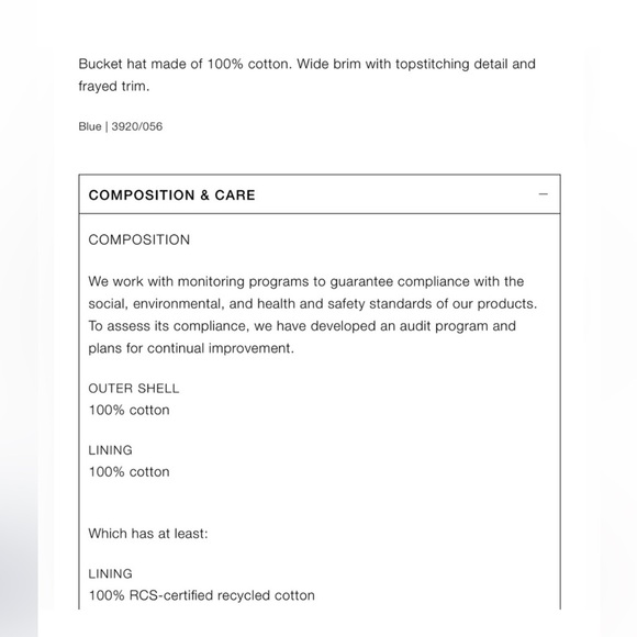 ZARA Bucket denim patch hat 3920/056 - Picture 7 of 7